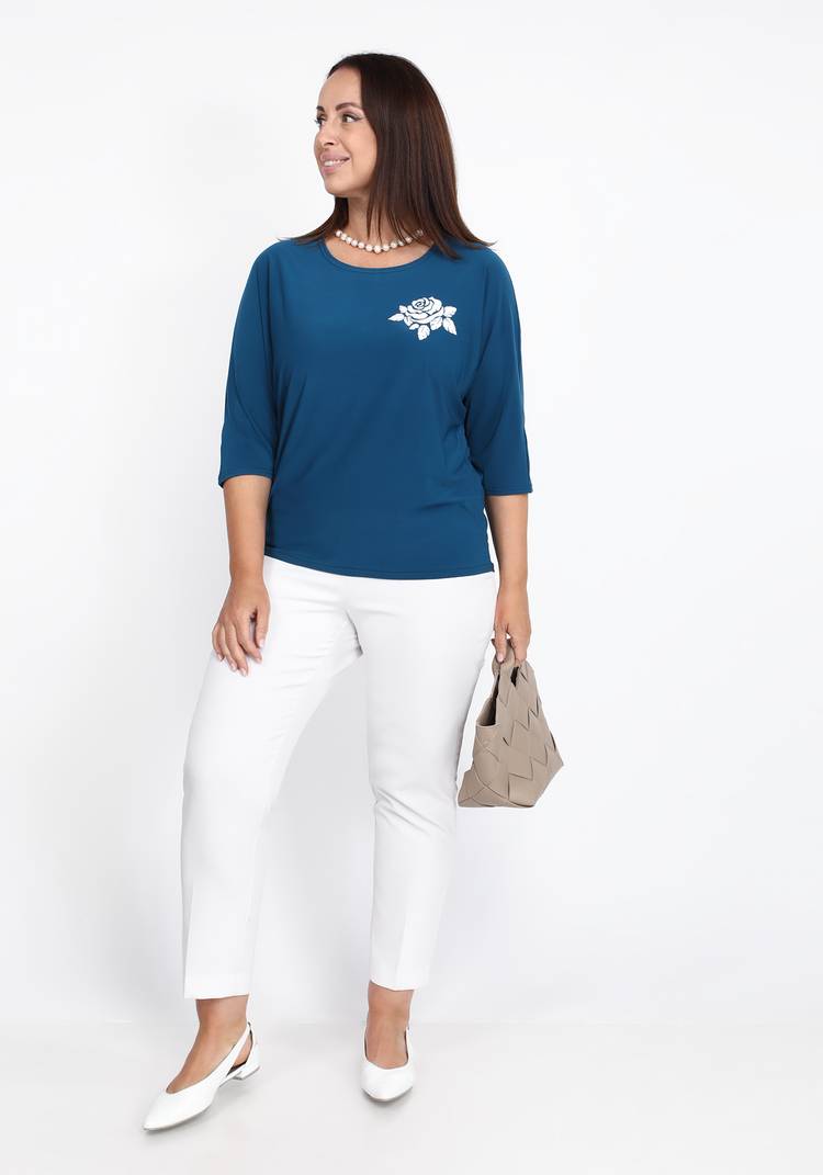 Блуза Чайная роза шир.  750, рис. 15