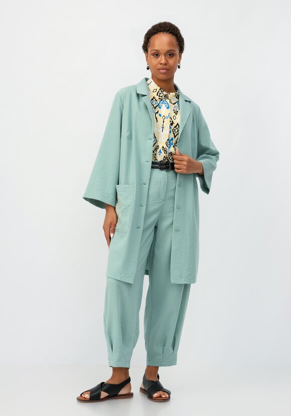 Кардиган с принтом на пуговицах шир.  580, рис. 2