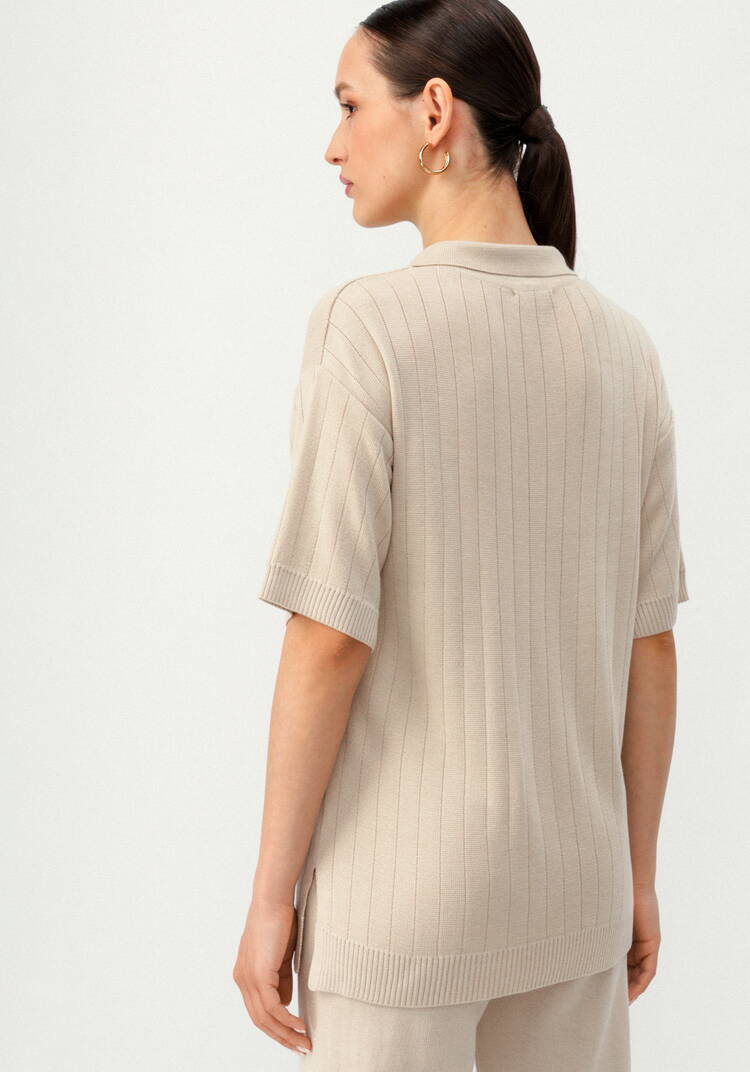 Поло удлиненное с вертикальной полосой шир.  750, рис. 3