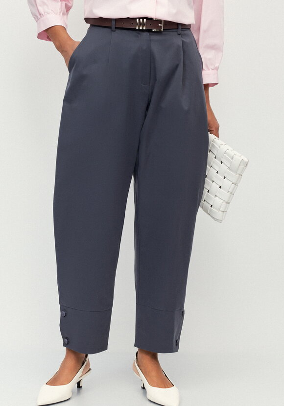 Брюки с пуговицами по низу Кармен шир.  580, рис. 2