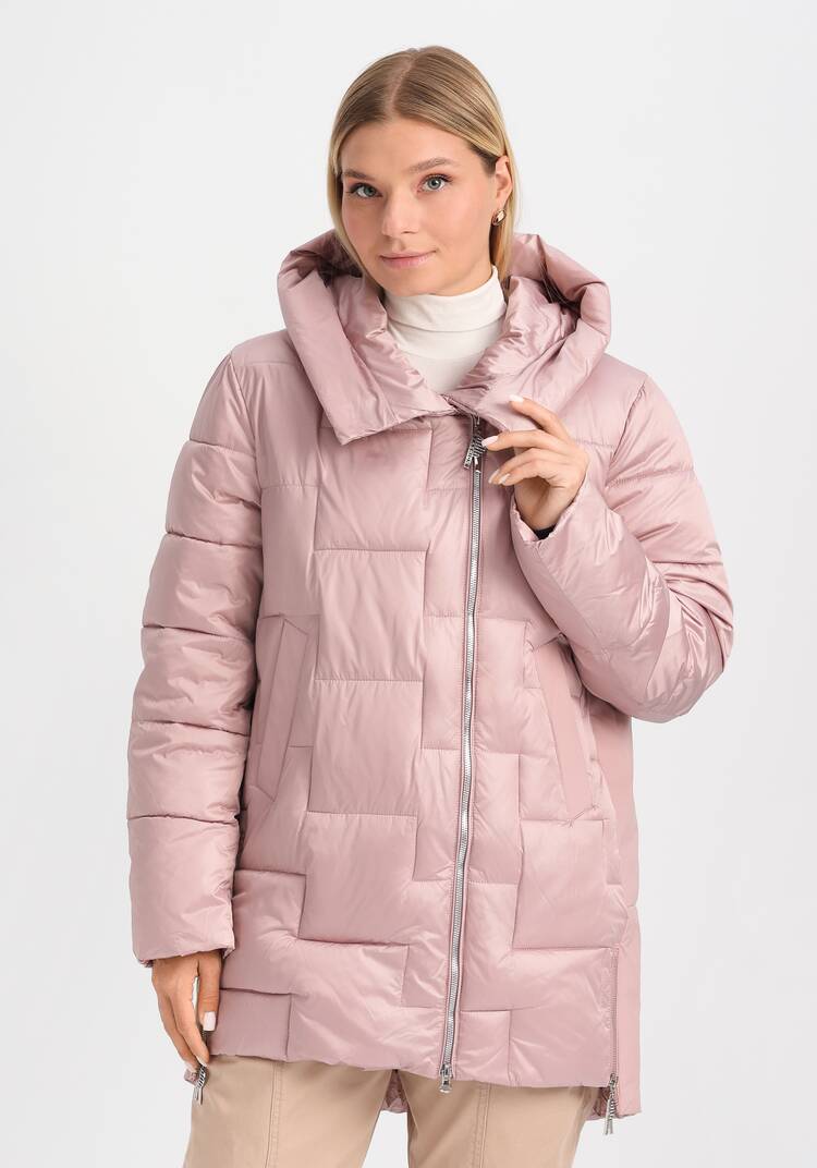 Куртка из мерцающей ткани с капюшоном шир.  750, рис. 17