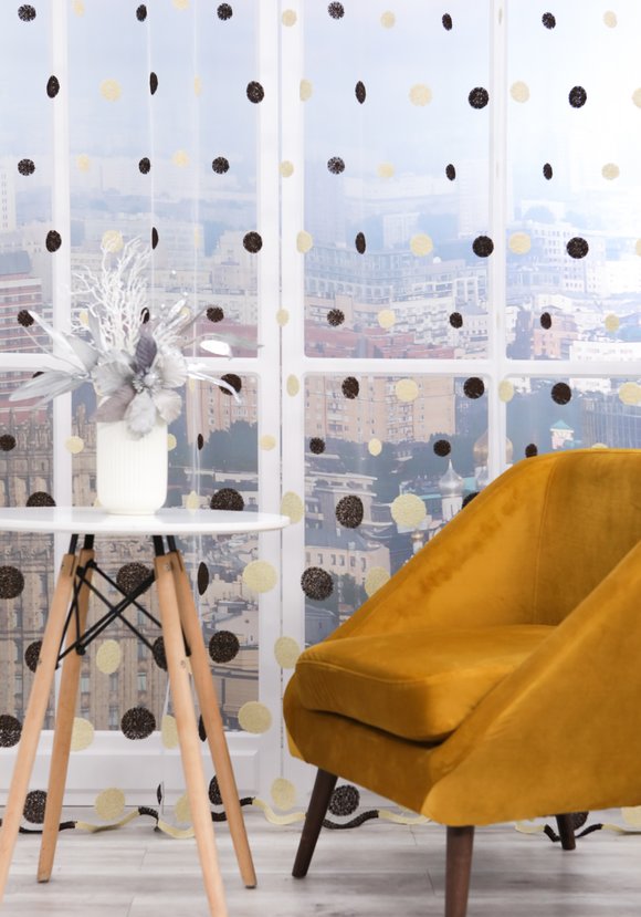 Тюль интерьерный Жемчужный дождь шир.  580, рис. 10