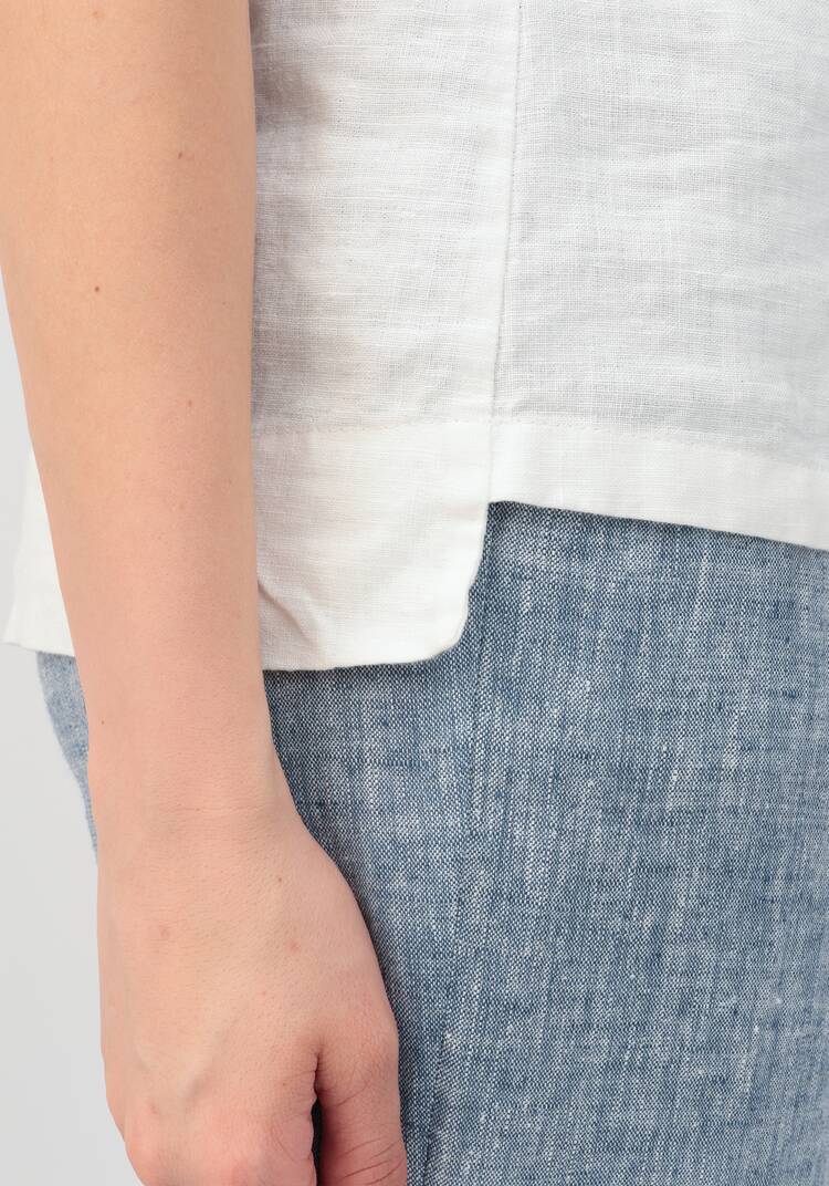 Блуза с удлиненной линией плеча Камилла шир.  750, рис. 5