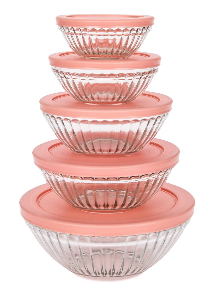 Набор: 10 герметичных стеклянных контейнеров шир.  750, рис. 5