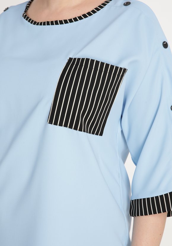 Блуза Замечательная идея шир.  580, рис. 8