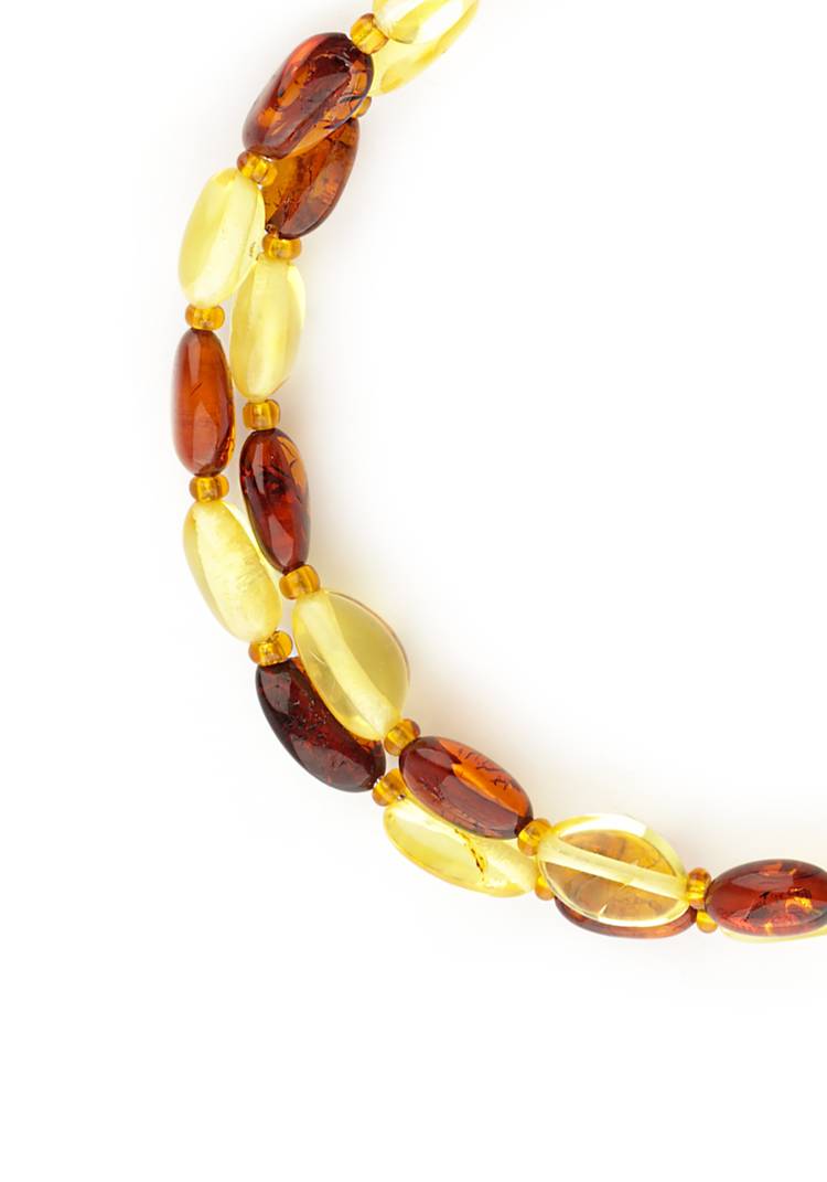 Браслет Янтарные капли шир.  750, рис. 4