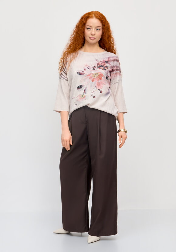 Блуза с принтом Миланика шир.  580, рис. 20