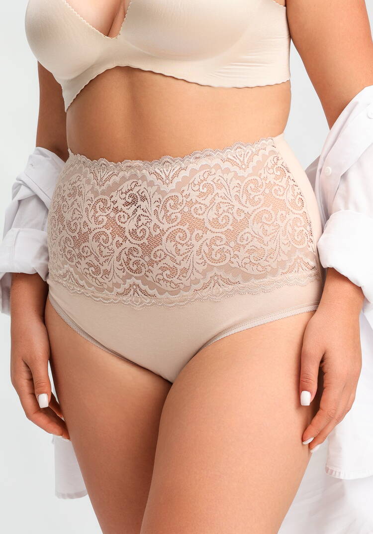 Трусы с высокой талией `Элегант шир.  750, рис. 13