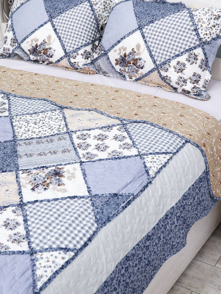 Покрывало с наволочками Печворк шир.  750, рис. 61