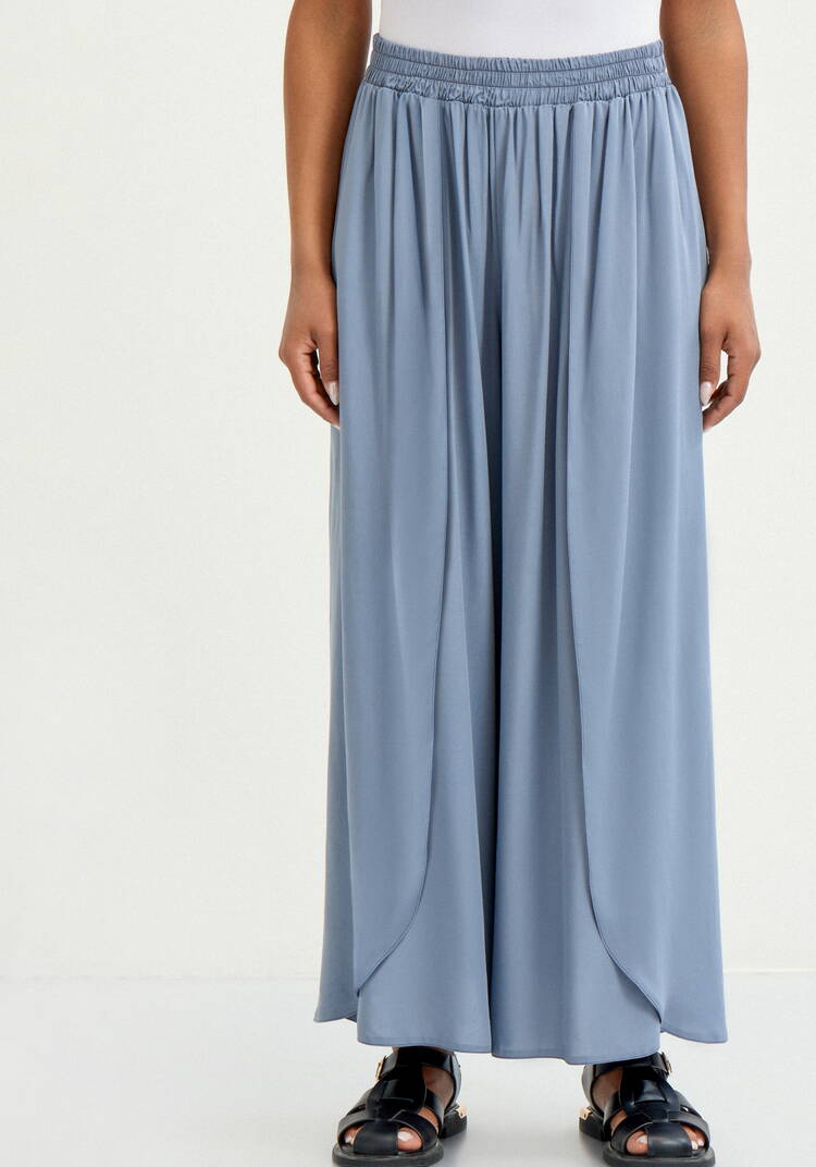 Брюки свободного кроя с запахом шир.  750, рис. 12