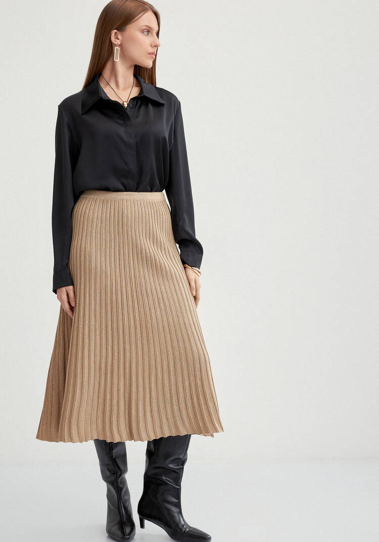 Юбка миди с метанитью шир.  750, рис. 28