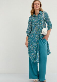 Рубашка с рукавом 7/8 и патами