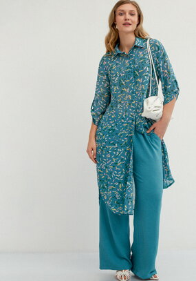 Рубашка с рукавом 7/8 и патами