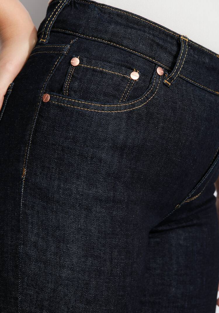 Джинсы прямого кроя с комфортным поясом шир.  750, рис. 5