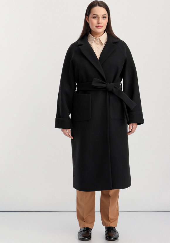 Пальто на подкладе длины миди шир.  580, рис. 10