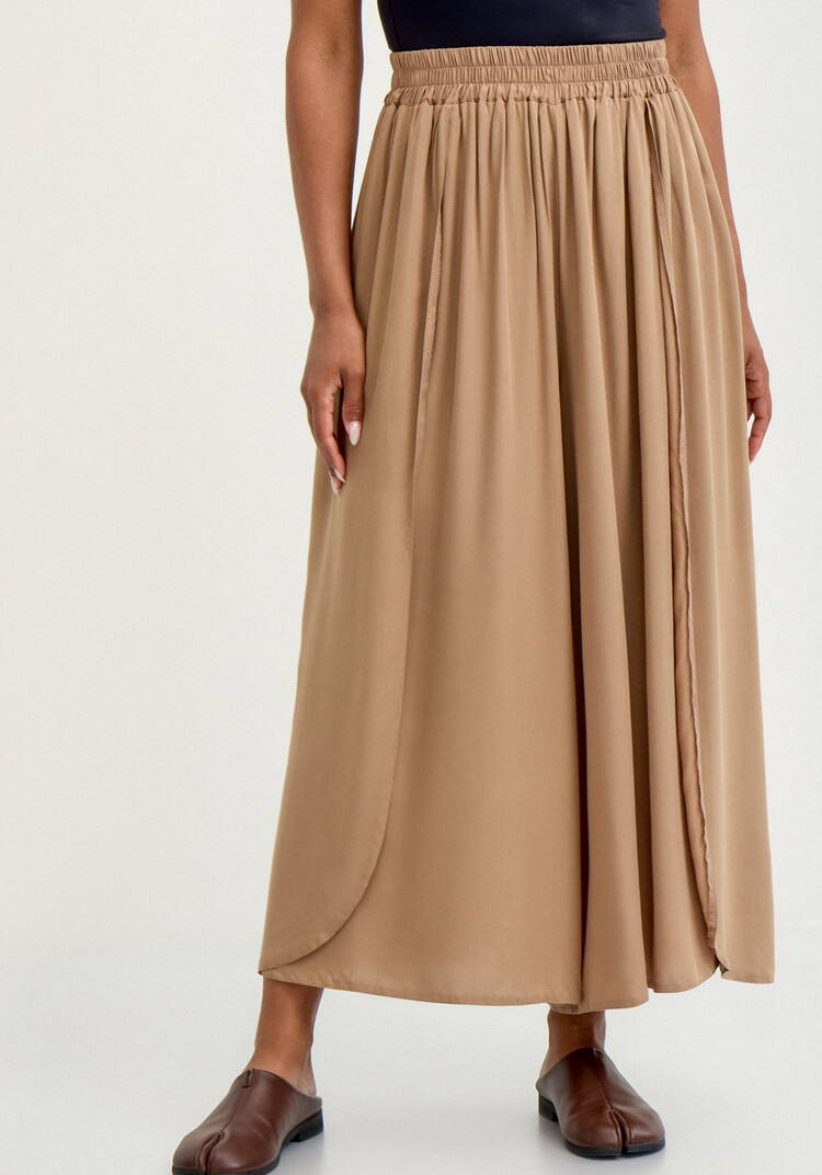 Юбка-брюки свободного кроя на резинке шир.  750, рис. 12