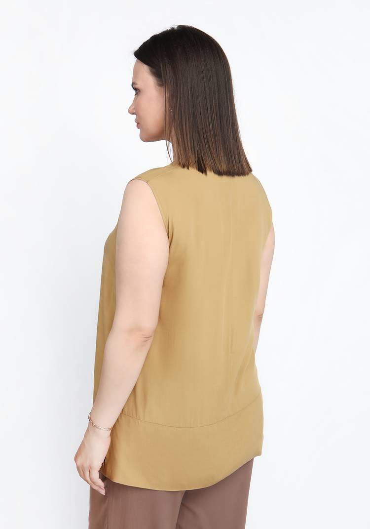 Блуза базовая без рукавов шир.  750, рис. 3