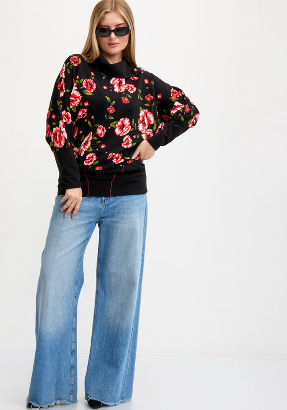 Джемпер свободного кроя с карманами шир.  580, рис. 9