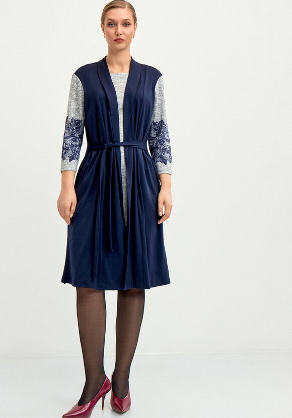 Плaтье с имитацией двойки шир.  580, рис. 11