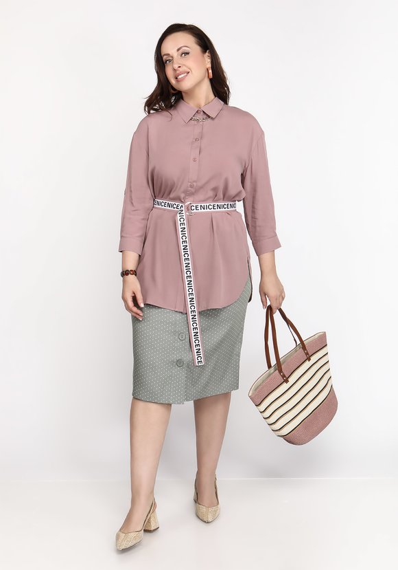 Юбка прямого силуэта на пуговицах шир.  580, рис. 7