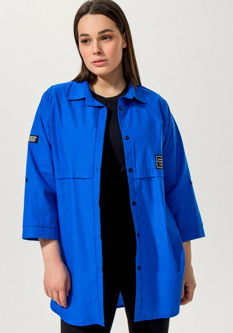 Рубашка с патами на рукаве Джоан шир.  750, рис. 41