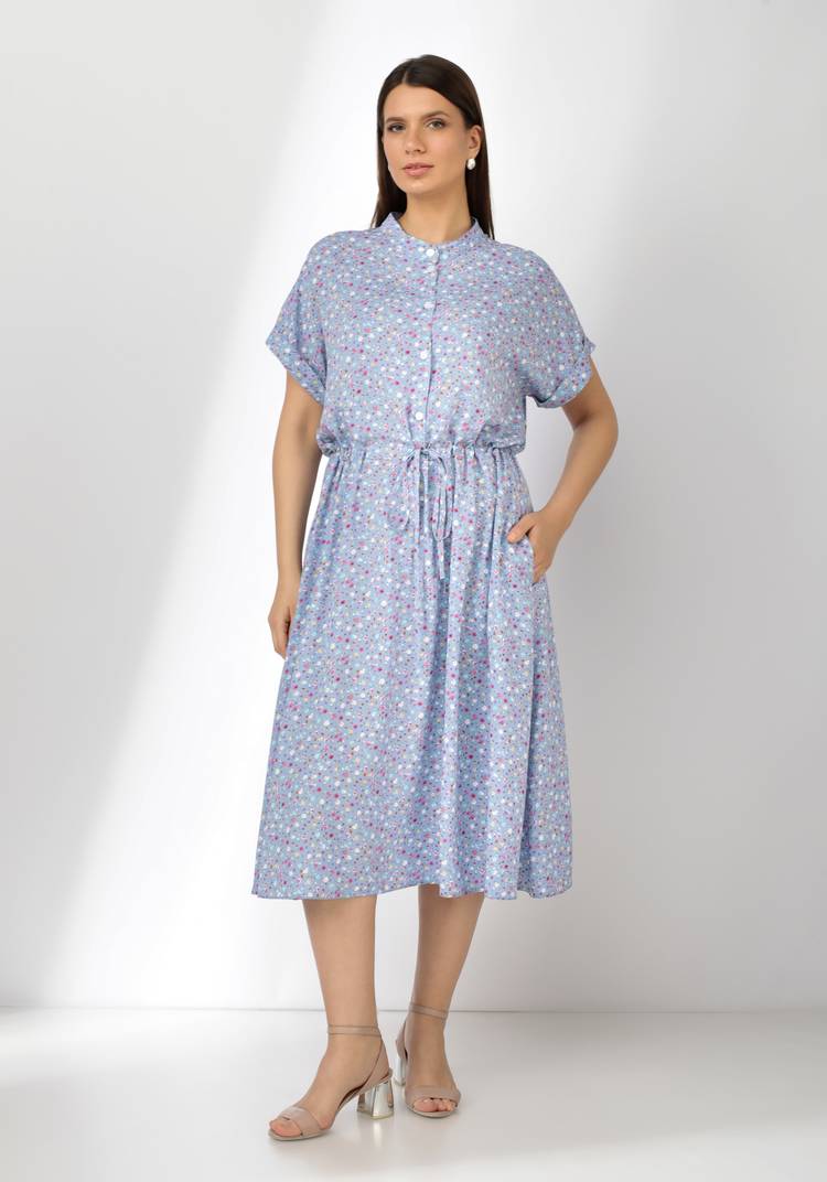 Платье отрезное по  линии талии шир.  750, рис. 5