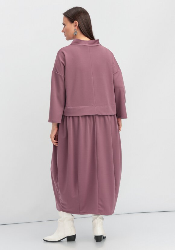 Платье с отрезной кокеткой-обманкой шир.  580, рис. 11