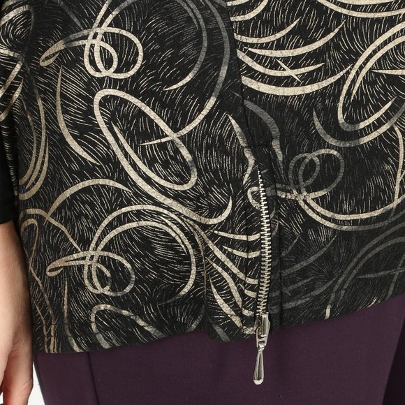 Блузка с округлым вырезом и молниями шир.  580, рис. 12