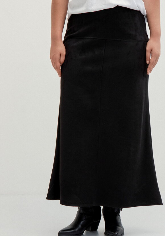 Юбка из экозамши на кокетке шир.  580, рис. 2