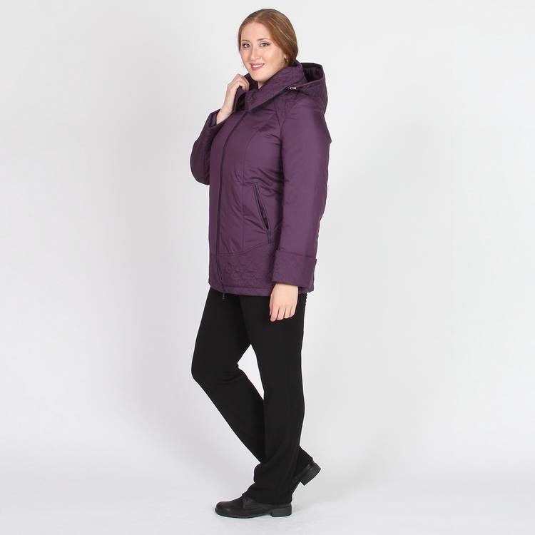 Куртка удлиненная со стеганными элементами шир.  750, рис. 14