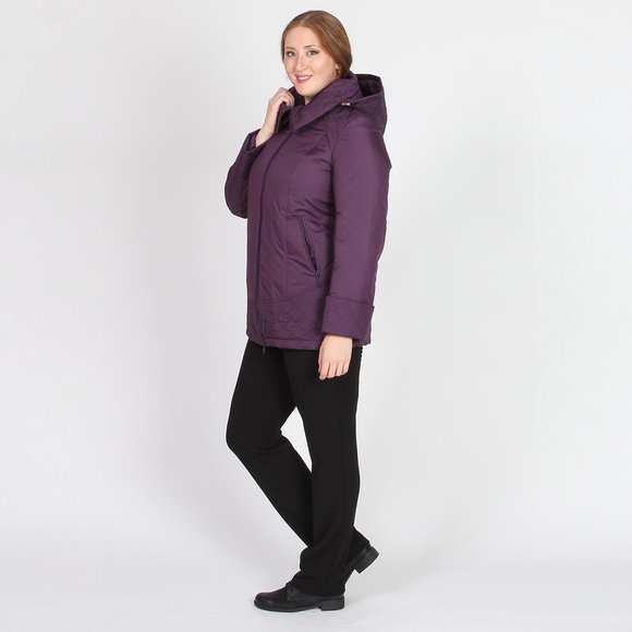 Куртка удлиненная со стеганными элементами шир.  580, рис. 14