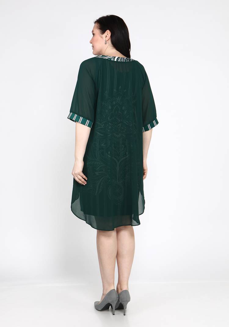 Платье двойка в полоску шир.  750, рис. 9