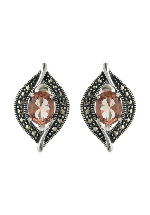 Серебряные серьги  Восточная красавица шир.  580, рис. 5