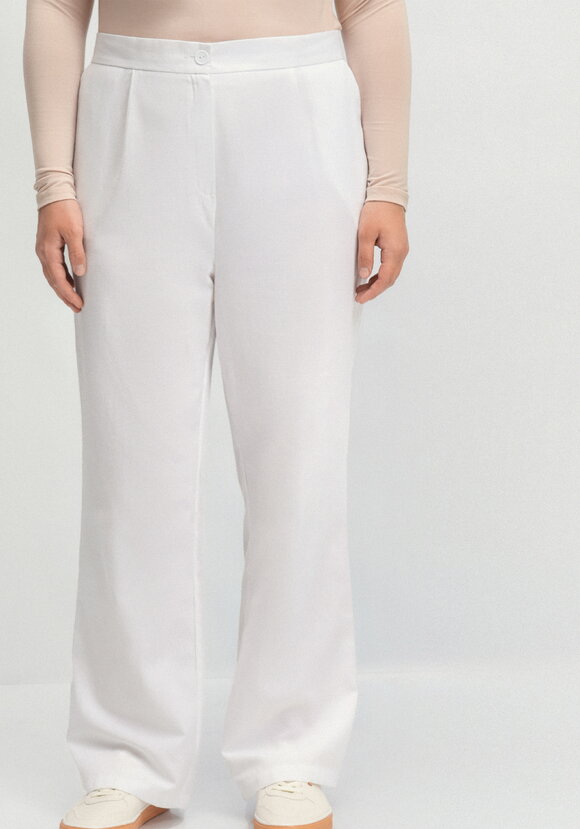 Брюки прямого силуэта с поясом на резинке шир.  580, рис. 2