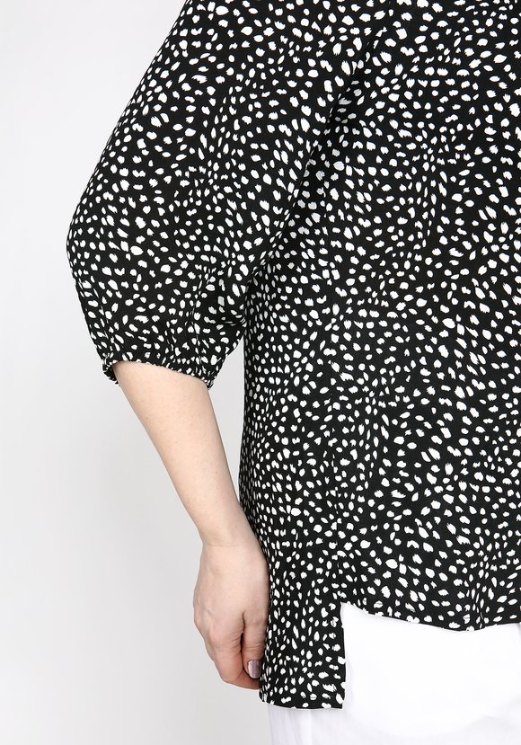 Туника А-силуэта с принтом шир.  580, рис. 8