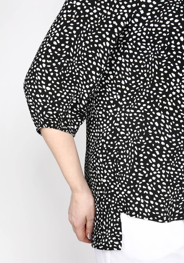 Туника А-силуэта с принтом шир.  750, рис. 8