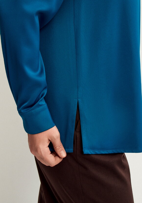 Блуза шелковая с отложным воротом шир.  580, рис. 14