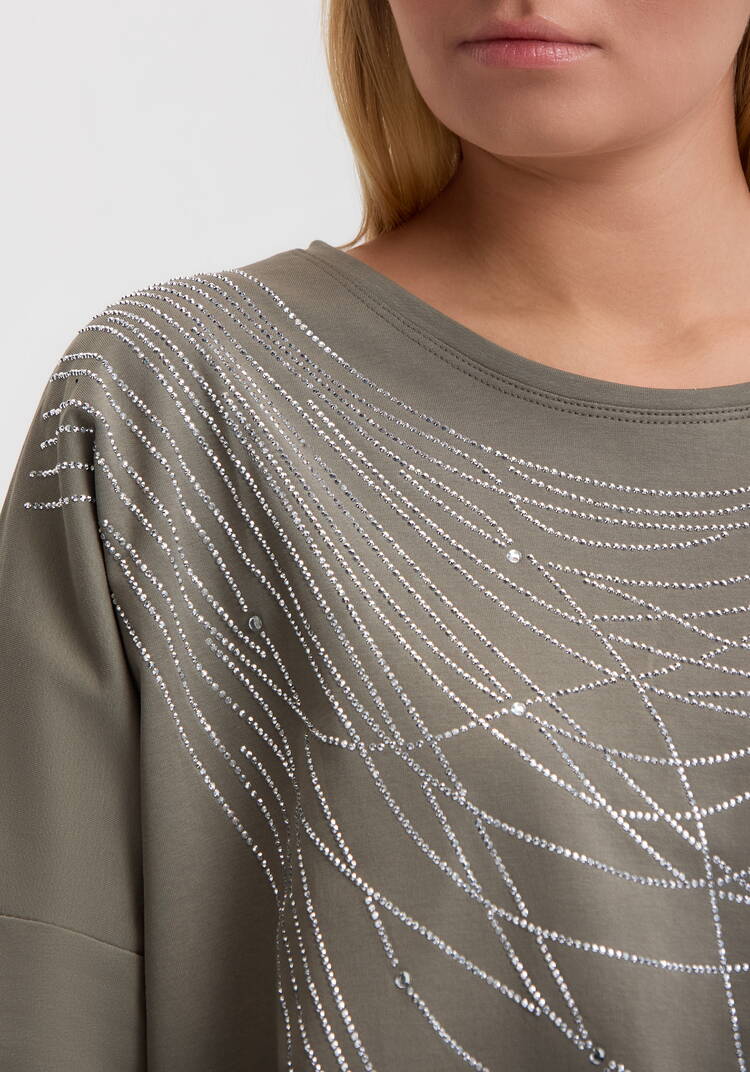 Туника со стразами Эмилия шир.  750, рис. 5