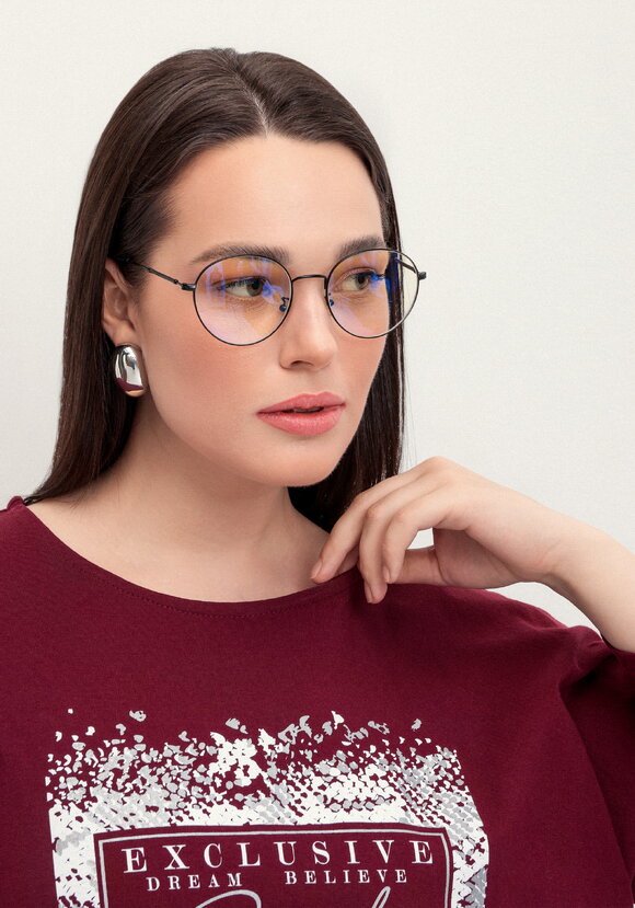 Туника с принтом на груди шир.  580, рис. 46