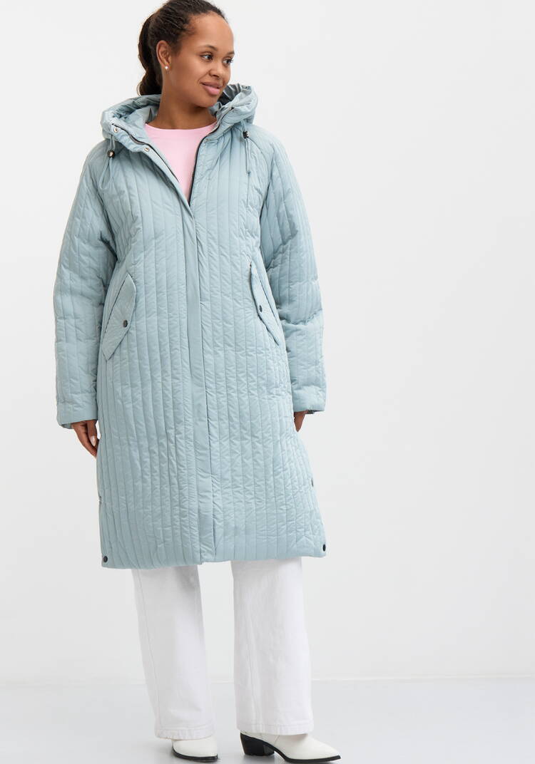 Куртка-пуховик прямого кроя шир.  750, рис. 17