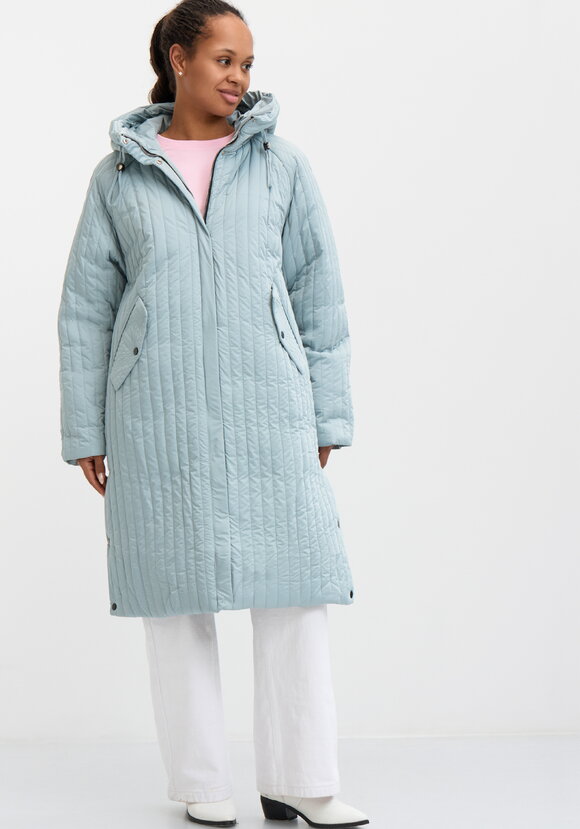 Куртка-пуховик прямого кроя шир.  580, рис. 17