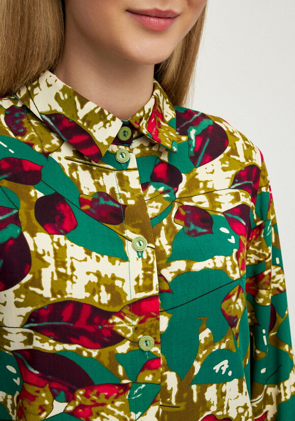 Блуза Калейдоскоп лепестков шир.  580, рис. 5