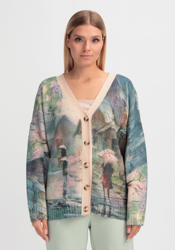 Кардиган на пуговицах Вивьен шир.  580, рис. 9