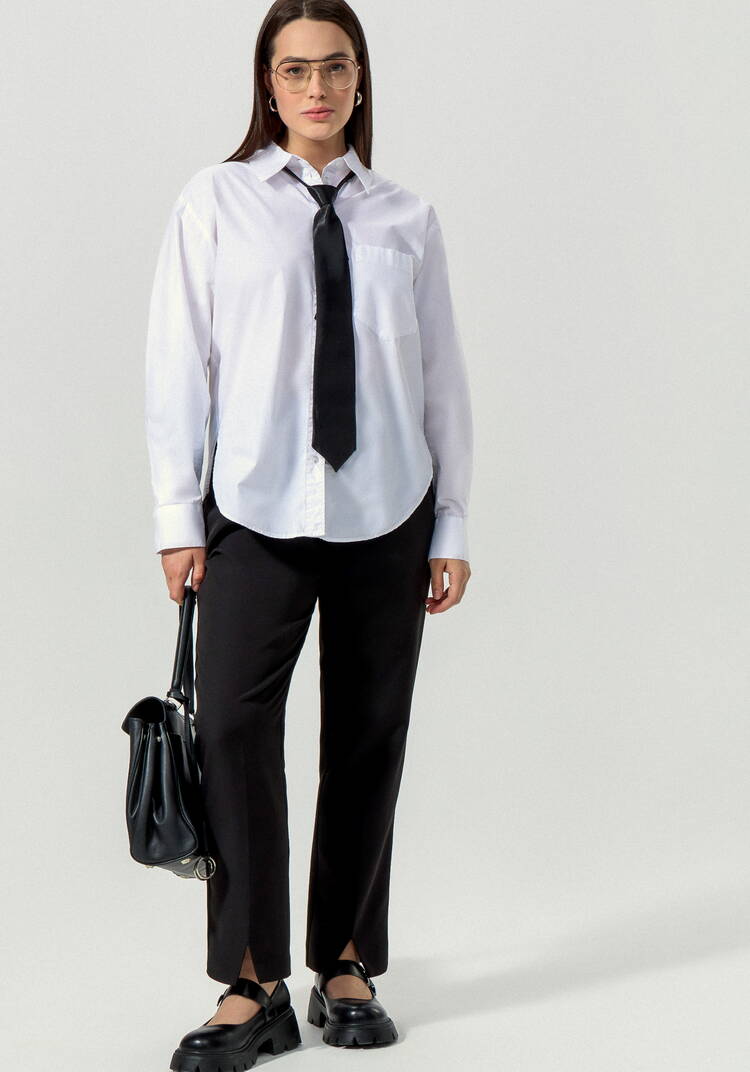 Брюки прямого кроя с разрезами шир.  750, рис. 5