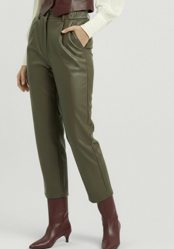 Брюки из эко-кожи Амабель шир.  580, рис. 10