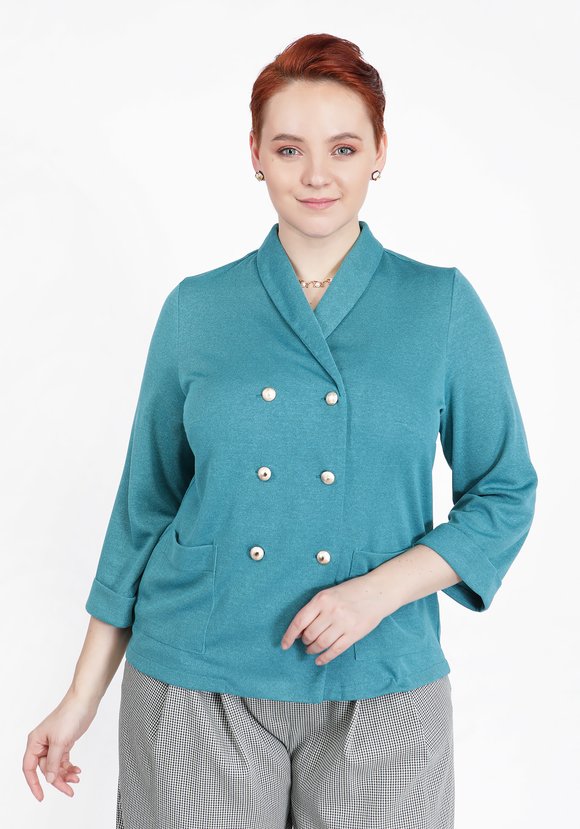 Жакет трикотажный шир.  580, рис. 2