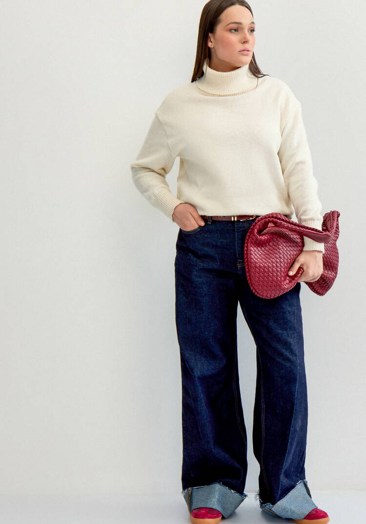 Свитер с объемным воротом шир.  750, рис. 14