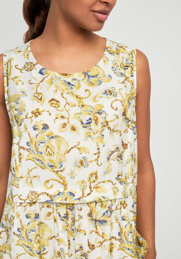 Сарафан изо льна с карманами Аурелия шир.  580, рис. 5