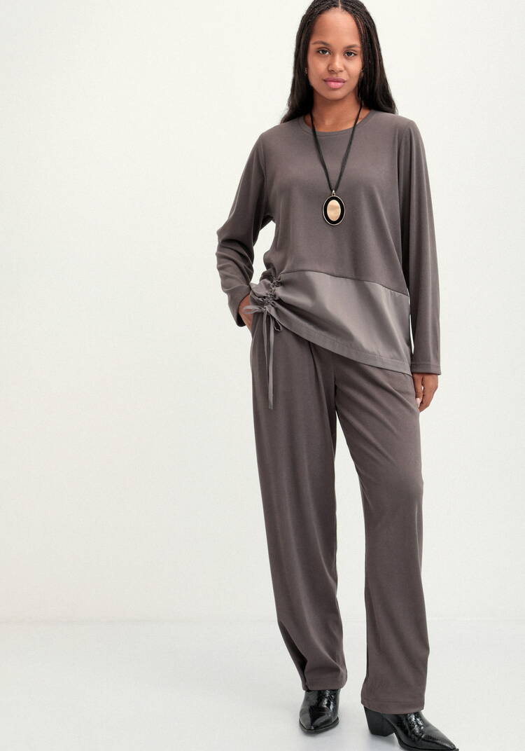 Брюки-трансформеры на резинке по поясу шир.  750, рис. 9