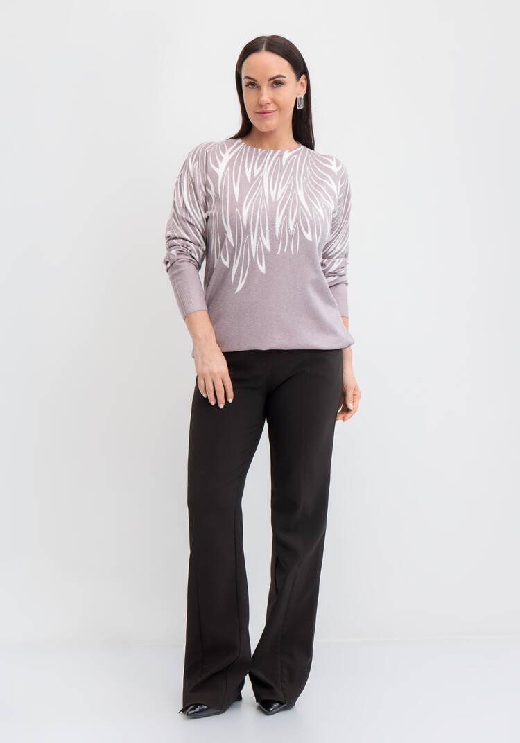 Джемпер Цветочное настроение шир.  750, рис. 8